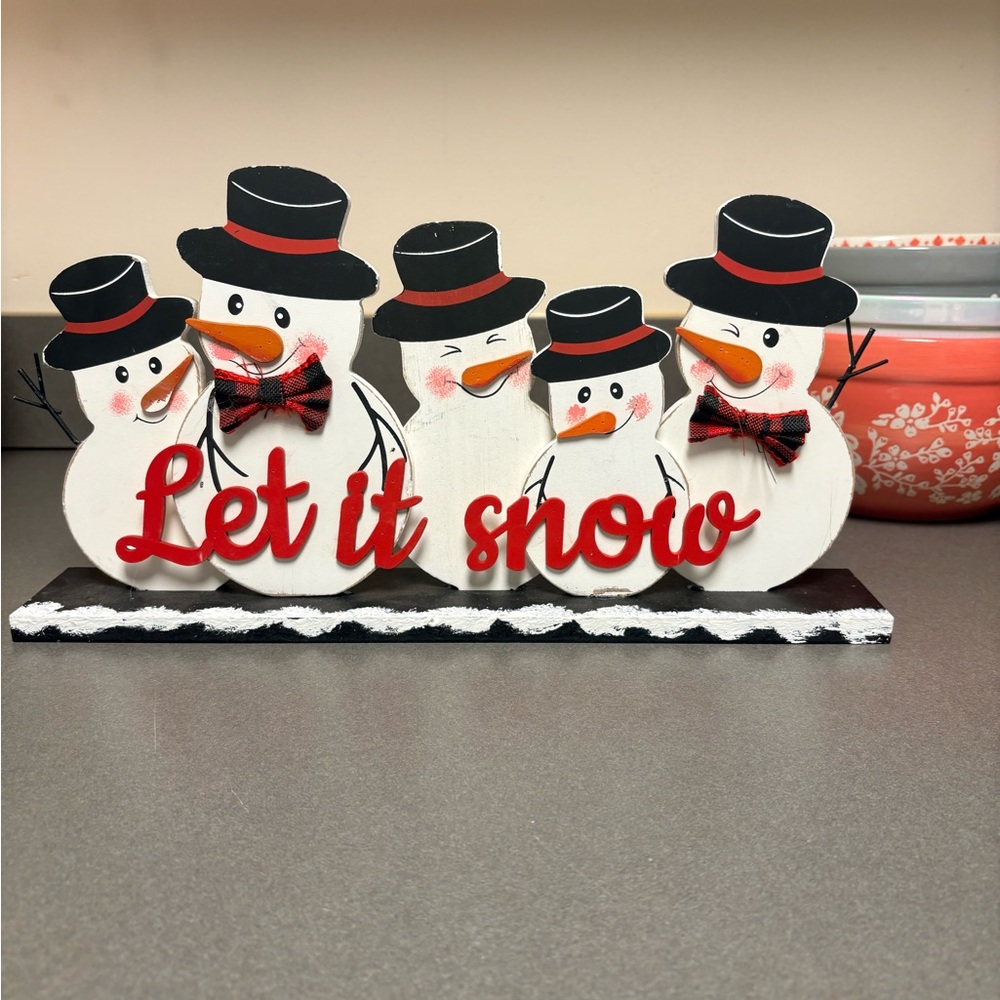 Festive Snowman Holiday Decor